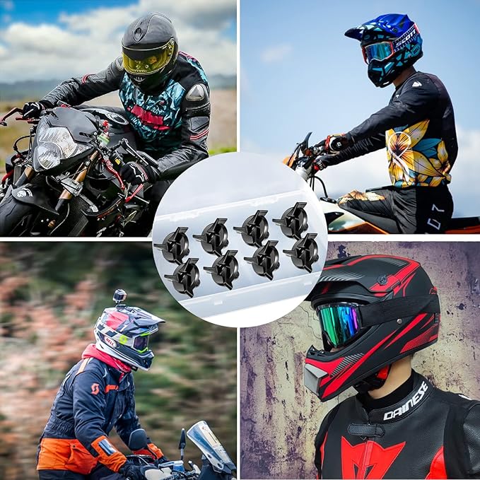 8pcs Motorcycle Helmet Screws - Motorcycle Helmet Visor Screws Helmet Accessories Visor Screw Kit