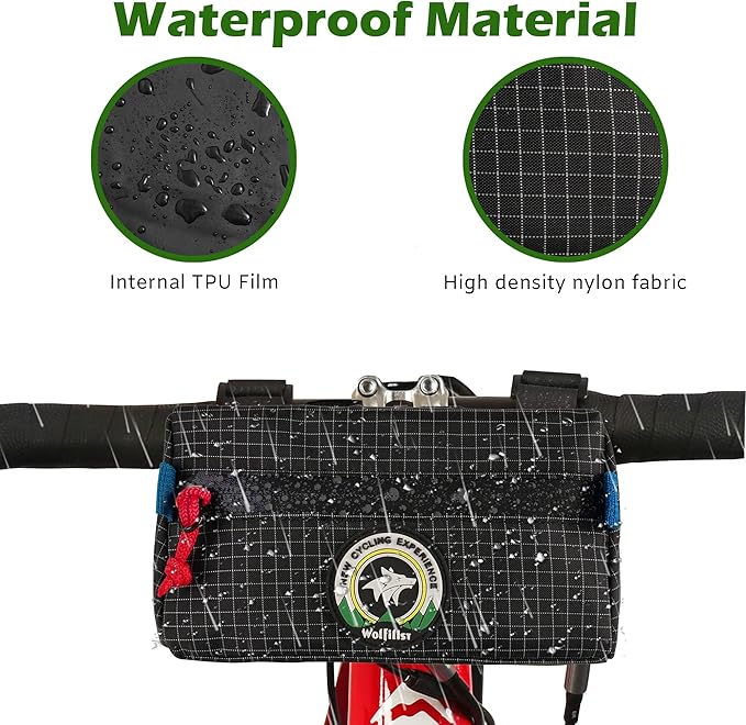 Bike Handlebar Bag,Kids Bicycle Front Basket Pack,Waterproof Bikes Bag,Small Bicycle Handle Bar Bag for Boys Girls Men Women