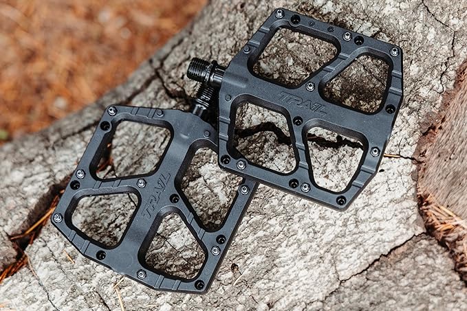 Trail One Components Vortex Pedals - Black Composite