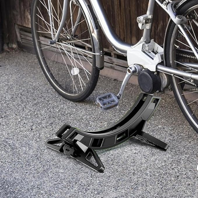 Indoor Bike Stand, Bike Parking Holder for Garage or Home | Adjustable Bicycle and Scooter Floor Rack, Sturdy Construction, Space Efficient Design, Perfect for Storing Multiple Bikes Safely and Neatly