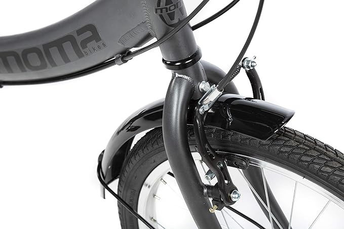 Unisex's First Class White Folding Bike