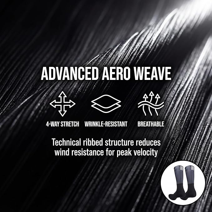 Cycling Socks for Men & Women - 3D Arch Support Compression Bike Socks | Moisture Wicking & Breathable