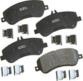 Bendix Premium SBC1406 Ceramic Front Brake Pads for Mercedes-Benz GLK250 2015-2013, GLK280 2009, GLK300 2015-2010, GLK350 2015-2009