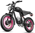 Electric Bike for Adults FX20 - 3000/1500W Electric Dirt Bike, 37/35MPH Fast 48V 25/18.9Ah 40-60 Miles Long Range E-Bike, 20" Fat Tire Off-Road Ebike, Mountain Bicycle, Hydraulic Brakes, UL 2849