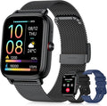 Smart Watch for Women Men- Answer/Make Call, Fitness Step Tracker Watch with Sleep Monitor/Activity Counter/110+ Sport Mode, Smartwatch for Andriod iPhone iOS Compatible
