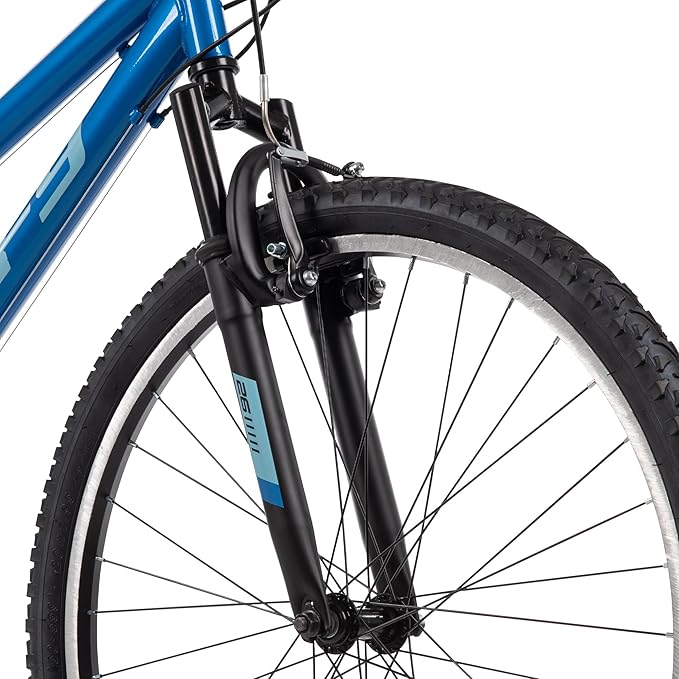 Huffy Stone Mountain Bike for Men and Women, 20”/24”/26”, 6-Speed (20”) or 21-Speed, Front or Dual Suspension (Varies), Multiple Colors, Adjustable Saddle, Shimano Equipped, All-Terrain Tires