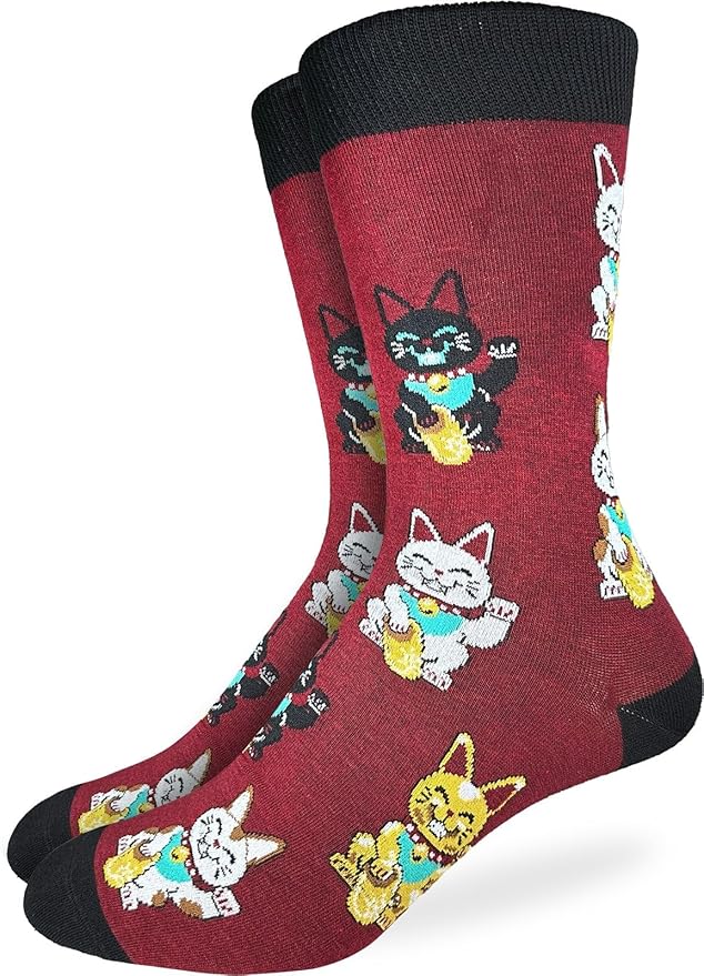 Good Luck Sock Novelty Crew Socks for Adults - For Men, Women and Teens