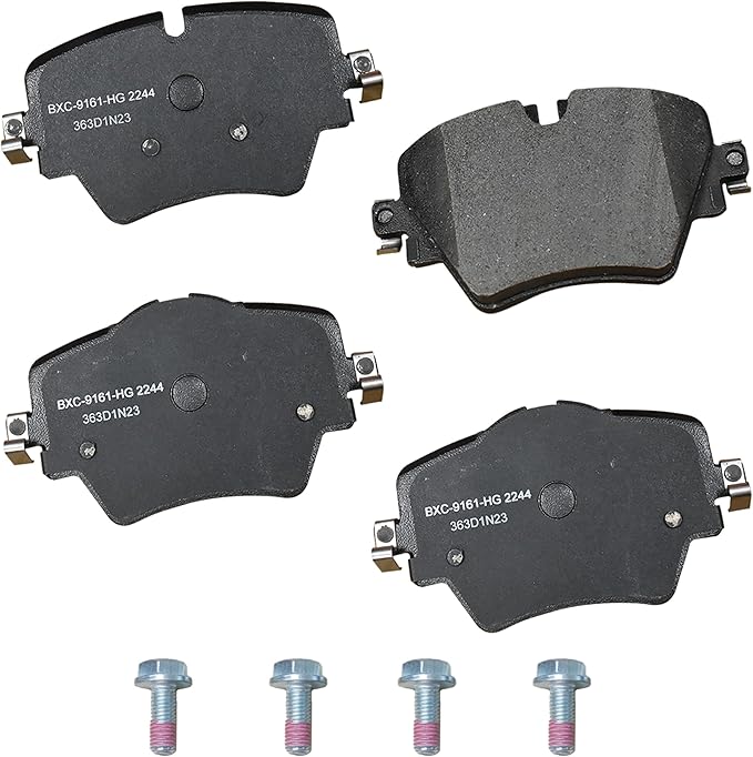 Bendix Premium SBC2244 Ceramic Front Brake Pads for BMW X2 2023, X3 2019-2018, X3 2021, X4 2021-2019, Mini Cooper Clubman 2024-2023, Toyota GR Supra 2024-2023