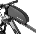 ROCKBROS Bike Top Tube Bag Bicycle Front Frame Bag Waterproof Bike Pouch Pack Bike Phone Bag Cycling Accessories Pouch for Mountain Road Bike Large Upgrade