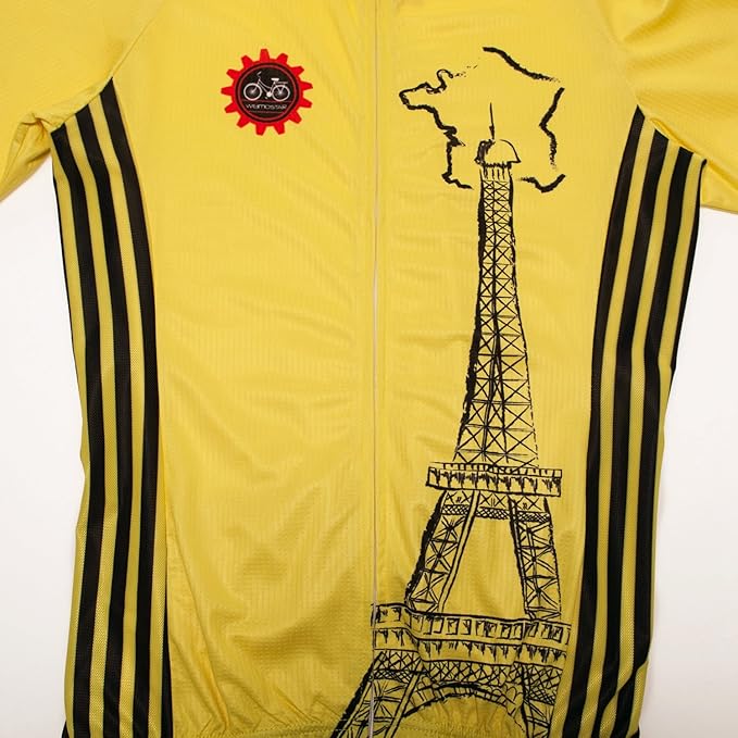 Cycling Jersey Men Full Zip Bike Shirt Racing Top Bicycle Clothing