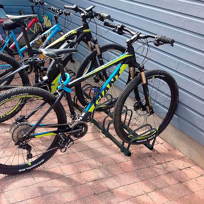 Bike Stand, 3 Bikes Rack Garage, 2.4" Width for most of Bikes