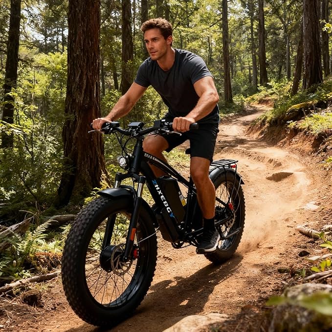 9000W Peak 60V 1560Wh Battery High-Power Dual Motor Ebike, 46MPH 90-100 Miles Long Range, Fat Tire Electric Bike for Adults Men with Hydraulic Disc Brake Electric Bicycle for Off-Road