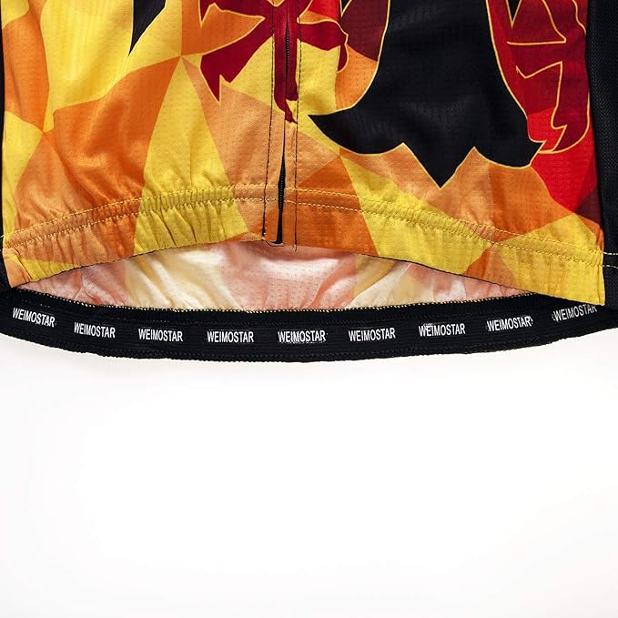 Men Cycling Jersey Skull Bike Short Sleeve Tops Quick-Dry Reflective 3-Pockets S-3XL