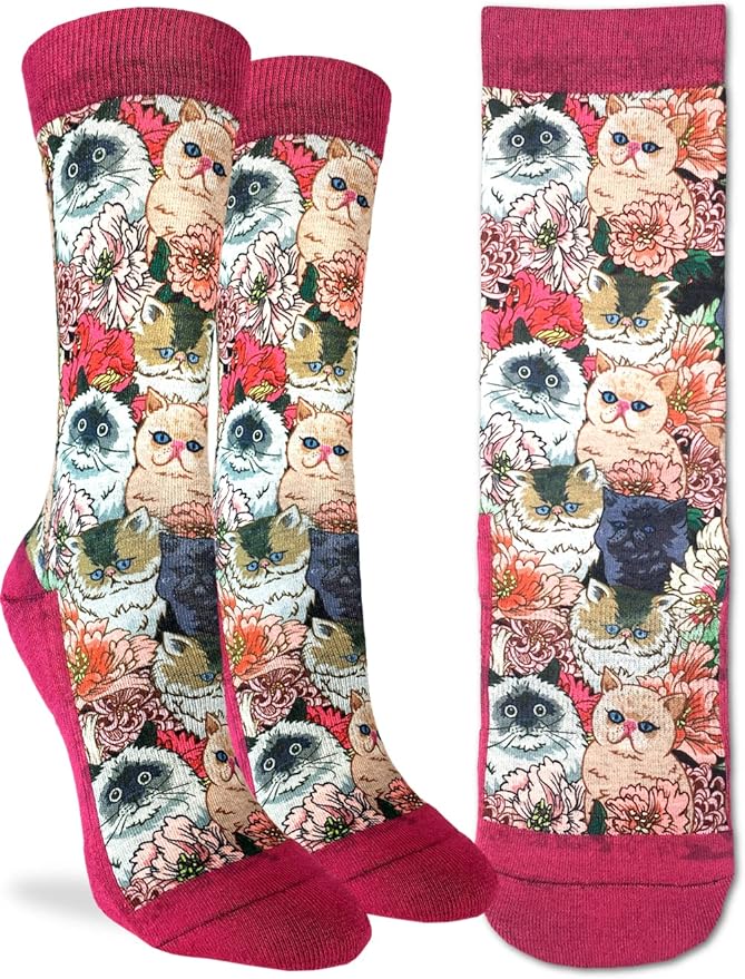 Good Luck Sock Novelty Crew Socks for Adults - For Men, Women and Teens