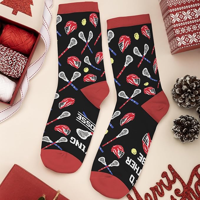 FOURSTUFF Ski, Cycling, Basketball, Golf, Pickleball, Softball, Volleyball, Wrestling, Soccer - Sports Socks for Women Men