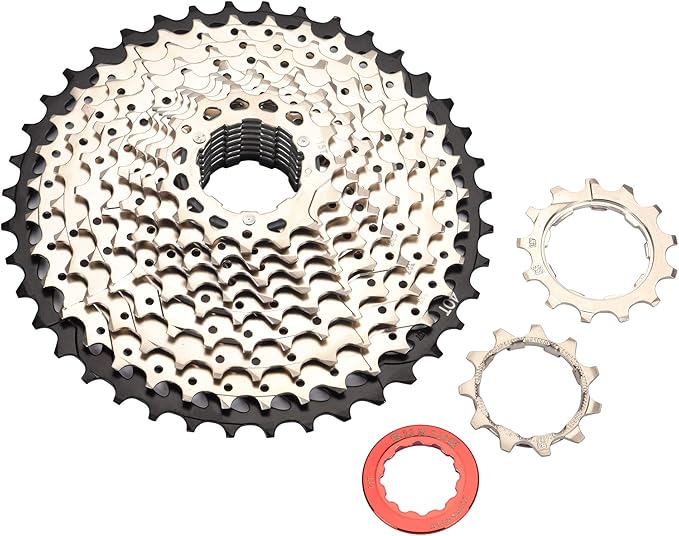 CYSKY 8/9/10/11/12-Speed Cassette 11-25T/28T/32T/34T/36T/40T/42T/46T/50T/52T Bike Sprocket Freewheel Compatible with Shimano, Sram HG Hub, Fit for Mountain Bike, Road Bike, MTB Cassette