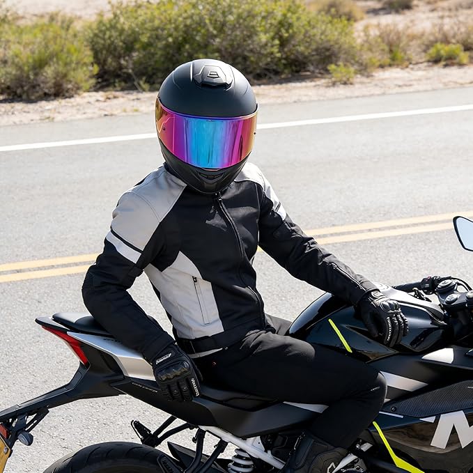 Helmet Visors Face Shield Replacement,For Assault/Rapid/Stream Helmet Visor Accessories (Rainbow)