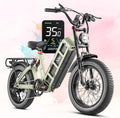 eAhora 2026 Juliet Pro 2 43-31Mph Electric Bike for Adults 5400W Dual Motor Ebike 60V/70Ah 48V/60Ah 200+Miles Long Range Electric Bicycle 20" Fat Tires Full Suspension Electric Mountain Bike