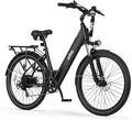 Qlife Cityone 2.0 Electric Bike for Adults,Up to 65Miles,28MPH,1200W Peak Motor 26" Ebike,499WH Certified Battery Electric Commuter Bicycle with Front Suspension & 7-Speed Ebikes