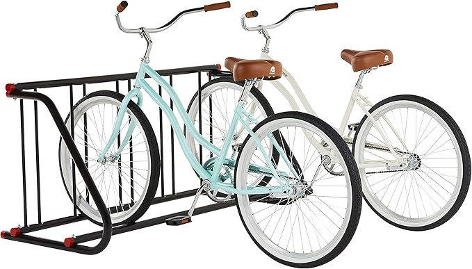Retrospec Commercial Grid Bike Rack - Single & Double Sided - Bicycle Storage Stand for Garages, Stores, Schools & Universities Power Coated Steel | for Garages, for Stores, for Schools, for Universities