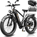 Jasion Thunder/PRO/ST Electric Bike,2000W/1800W Peak Ebikes for Adults,26''Fat Tire Best Ebike for Men,90/80 Miles with 1040Wh/864Wh Battery,35/30+MPH Max Speed Bicycles,500/400LB Capacity