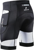 sponeed Men's Cycling Shorts Padded Bicycle Riding Pants Bike Biking Clothes Cycle Wear Tights