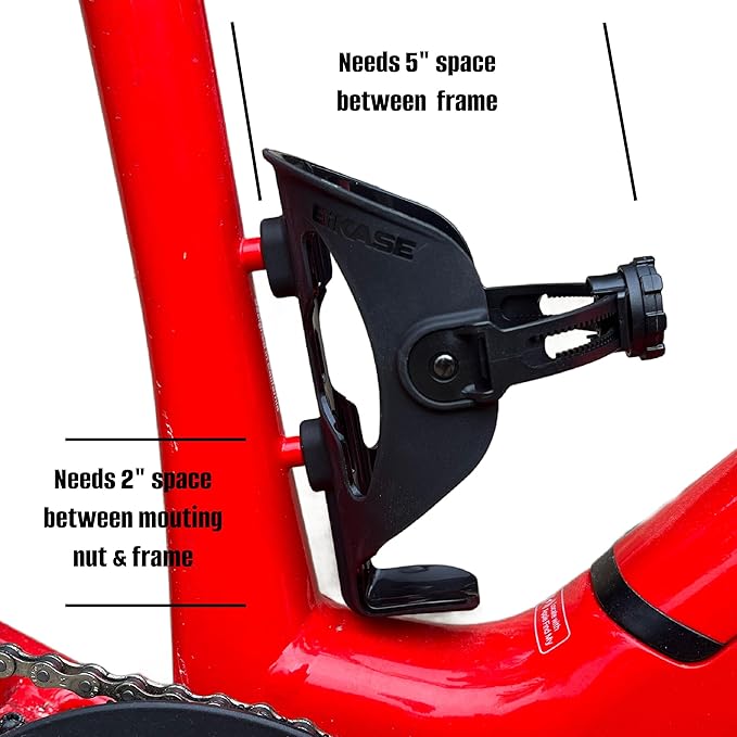 ABC by BiKASE - Any Bottle Cage, Bike Water Bottle Holder - Fits Any Bottle, Container, Speaker, Bicycle Bottle Holder for Frame or Handlebar