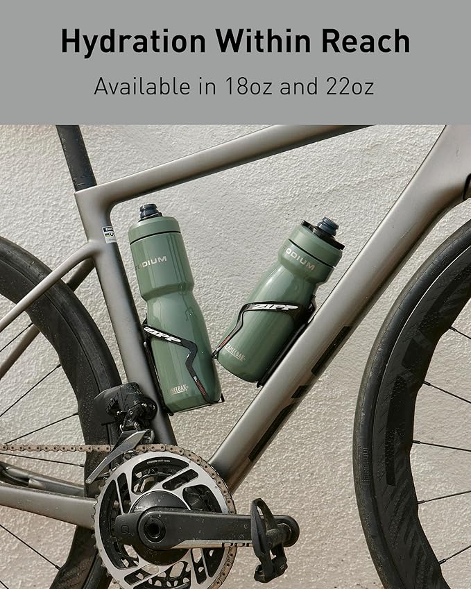 CamelBak Podium Steel Insulated Stainless Steel Bike Water Bottle Black, 18oz