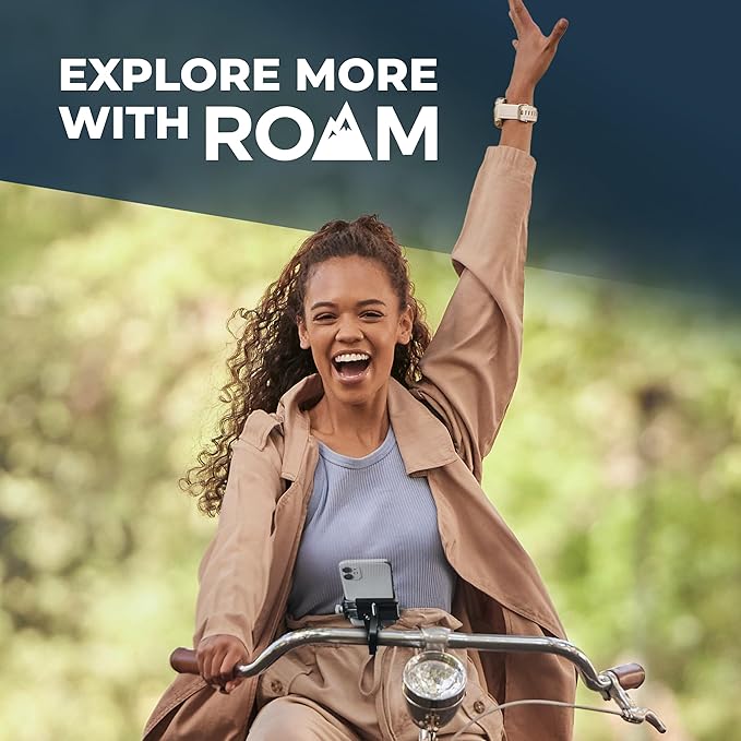 Roam Universal Cell Phone Holder Mount, Adjustable Fit for Smartphones 2" - 3.8" Wide, 7" L x 0.5" H, Hands Free Navigation System for Motorcycle eBike Dirt Bike Road Bike Cruiser Moped Scooter