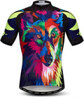 Cycling Jersey Mens Bike Shirt Biking Tops for Road Racing MTB BMX Dirt Road Quick Dry, Comfortable, Moisture Wicking