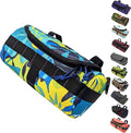 Handlebar Bag (MargaRidaVille) | 2 Liter Capacity | Spacious Bike Bag w/ 2 Extra Long Buckle Straps & 1 Hook-and-Loop Strap | Water Resistant Front Basket | Bike Accessories | Made in USA