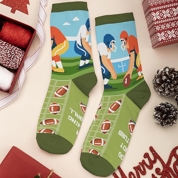 FOURSTUFF Ski, Cycling, Basketball, Golf, Pickleball, Softball, Volleyball, Wrestling, Soccer - Sports Socks for Women Men