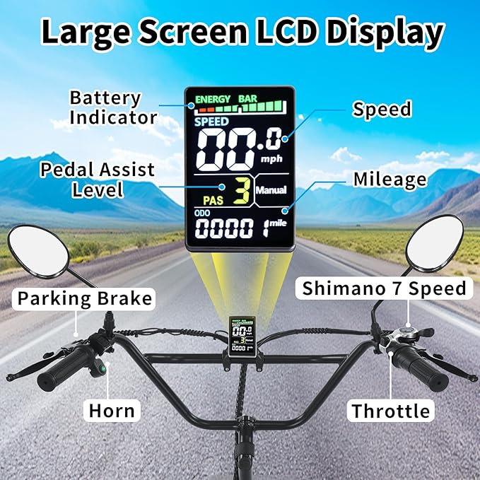 Electric Tricycle for Adults,Fat Tire Folding Electric Trike,3 Wheels Electric Bicycle Bikes, Peak 700W Step-Thru Etrike with 468WH Removable Battery and Large Basket for Women Men