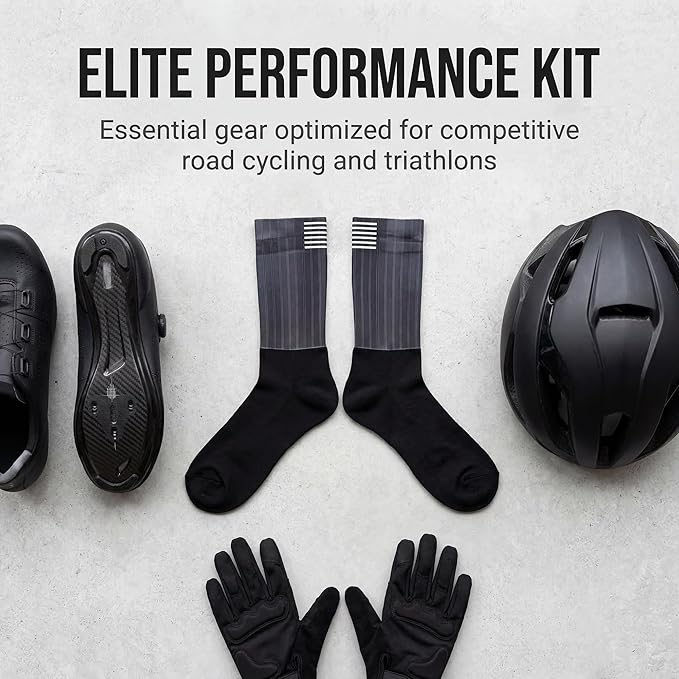 Cycling Socks for Men & Women - 3D Arch Support Compression Bike Socks | Moisture Wicking & Breathable