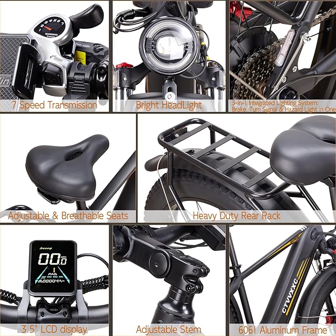 Electric Bike for Adults Men 50MPH - 8000W Peak Dual Motor Ebike,Fast AWD E Bikes,52V 26Ah 95Miles Long Range,Adjustable Stem,Dual Hydraulic Brakes,26" Fat Tire E-Bike for Commuter Mountain Off-Road