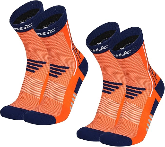 Santic Men's & Women's Cycling Socks Cotton Running Hiking Soccer Socks Crew Athletic Anklets