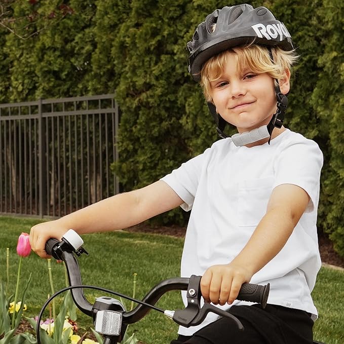 RoyalBaby Kids Bike Bell, Bicycle Accessories for Boys and Girls, Easy Installation, Black & Pink