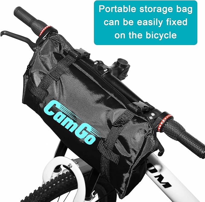 CamGo 26 Inch Folding Bike Transport Bag - Waterproof Bicycle Travel Case Carrier Bag for Train Air Travel