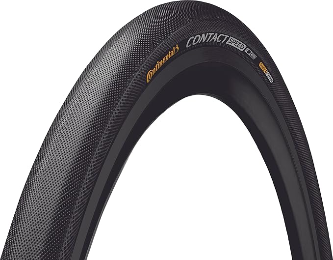 Continental Contact Speed tire - clincher, wire bead, SafetySystem Breaker, E25, black/Reflex or black, 26", 27.5", 650b or 700 sizes