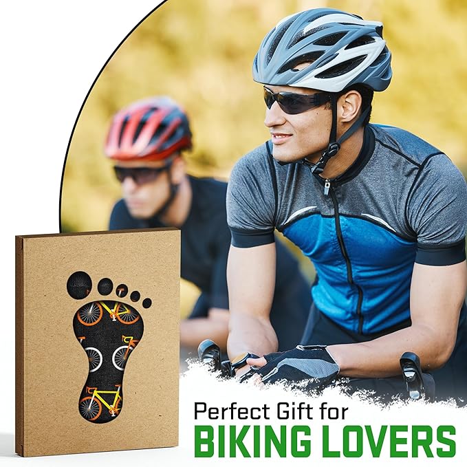 Cycling Socks - Gifts for Cyclists, Mountain Bike Accessories, Bike Socks and Funny Biker Gifts for Men