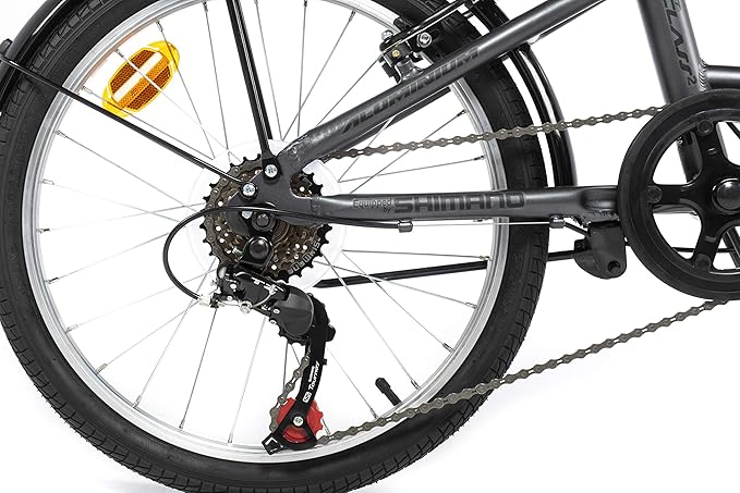 Unisex's First Class White Folding Bike