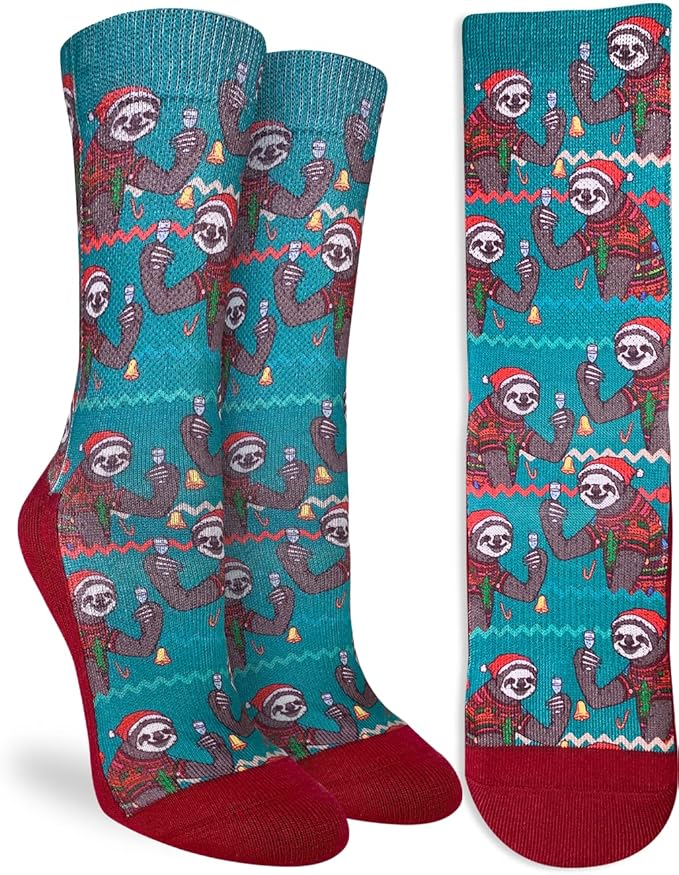 Good Luck Sock Novelty Crew Socks for Adults - For Men, Women and Teens