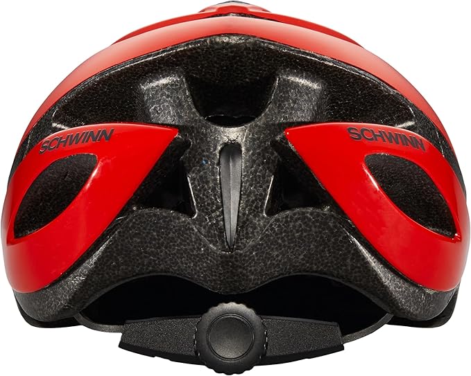Schwinn Thrasher Helmet for Adults, Size 58-62 cm for Riders Ages 14+, Microshell, Adjustable Dial & Straps, Interior Padding, Air Vents, Lighted or Unlit, Visor, Adult Bike Helmet