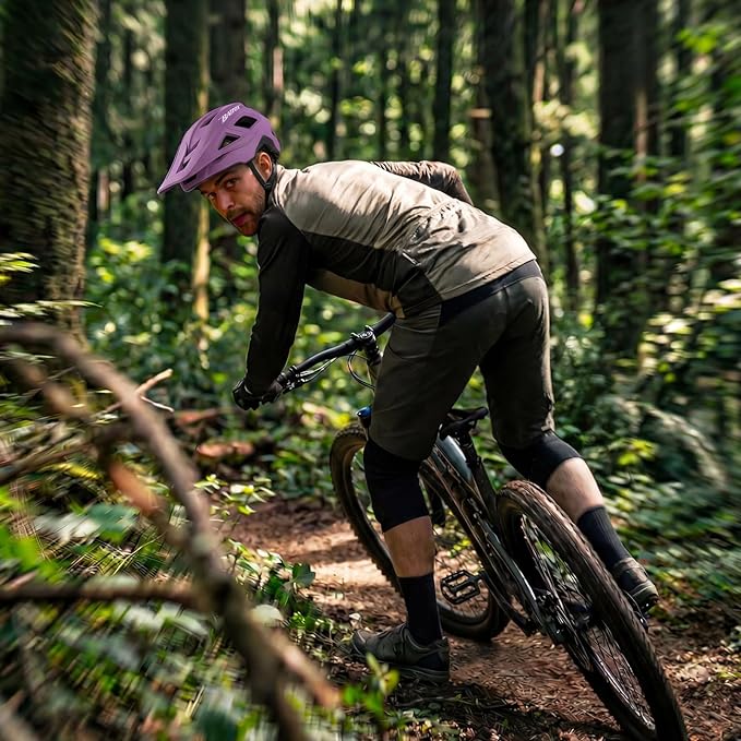 BATFOX NTA 8776 E-Bike & Mountain Bike Helmet for Adults Youth, E-MTB Cycling Helmet for Men Women (52-60CM)