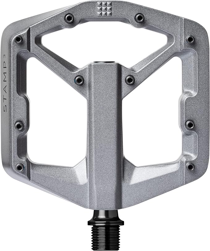 Crankbrothers Stamp Flat MTB Pedals - Size-Specific, Lightweight, Versatile, Durable Bike Pedals