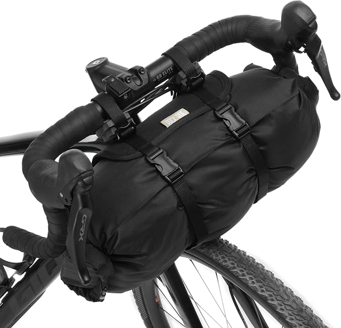 EasyRider Bike Handlebar Bag - Waterproof, Durable Cordura Fabric & Bicycle Equipment Holster Set - Front Biking Storage, Bikepacking Dry Bag for Cycling Travels - 15 lt