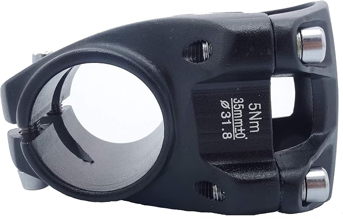 JGbike 31.8mm MTB Bike stem 35mm Length, Aluminum Alloy Stem for Mountain Bike Bicycle MTB XC Trail DH,e-Bike, Fat Bike Bicycle Handlebar
