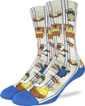 Good Luck Sock Novelty Crew Socks for Adults - For Men, Women and Teens