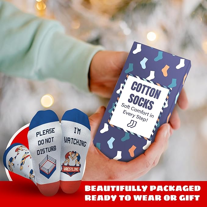FOURSTUFF Ski, Cycling, Basketball, Golf, Pickleball, Softball, Volleyball, Wrestling, Soccer - Sports Socks for Women Men