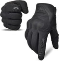 Harssidanzar Motorcycle Gloves Men Full Finger Riding Touchscreen Gloves SM061US